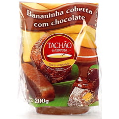 Bananinha Coberta com Chocolate Pacotes em Atacado